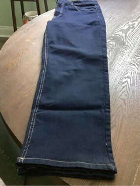 Women's Wide Leg Jeans in Deep Navy